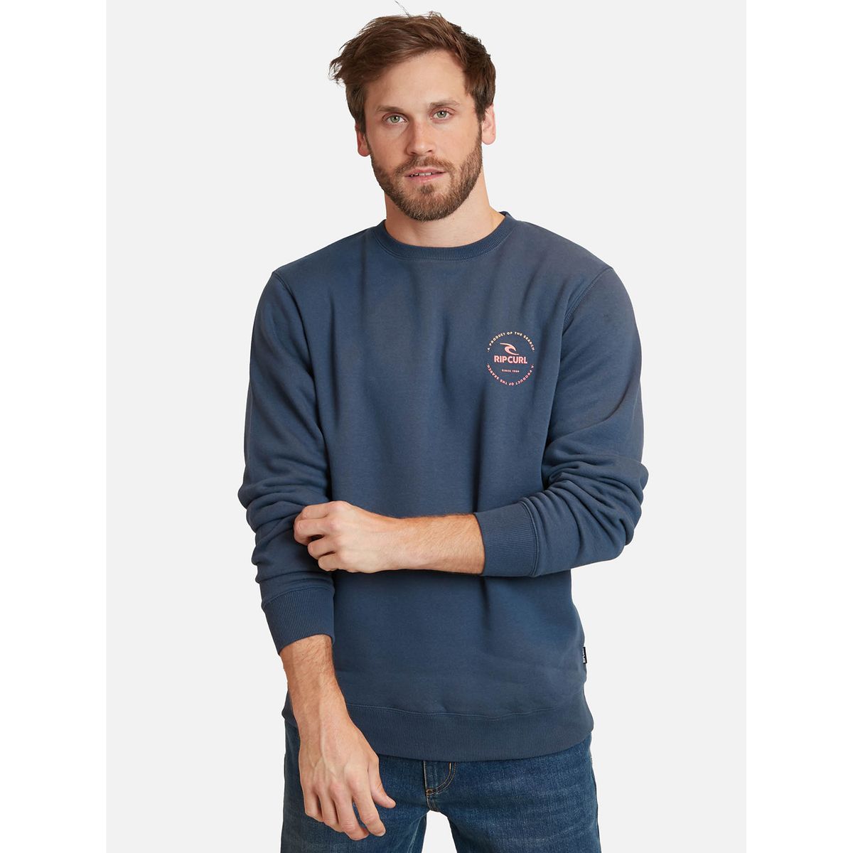 RIP CURL - Polera Cuello Redondo Algodón Hombre Rip Curl