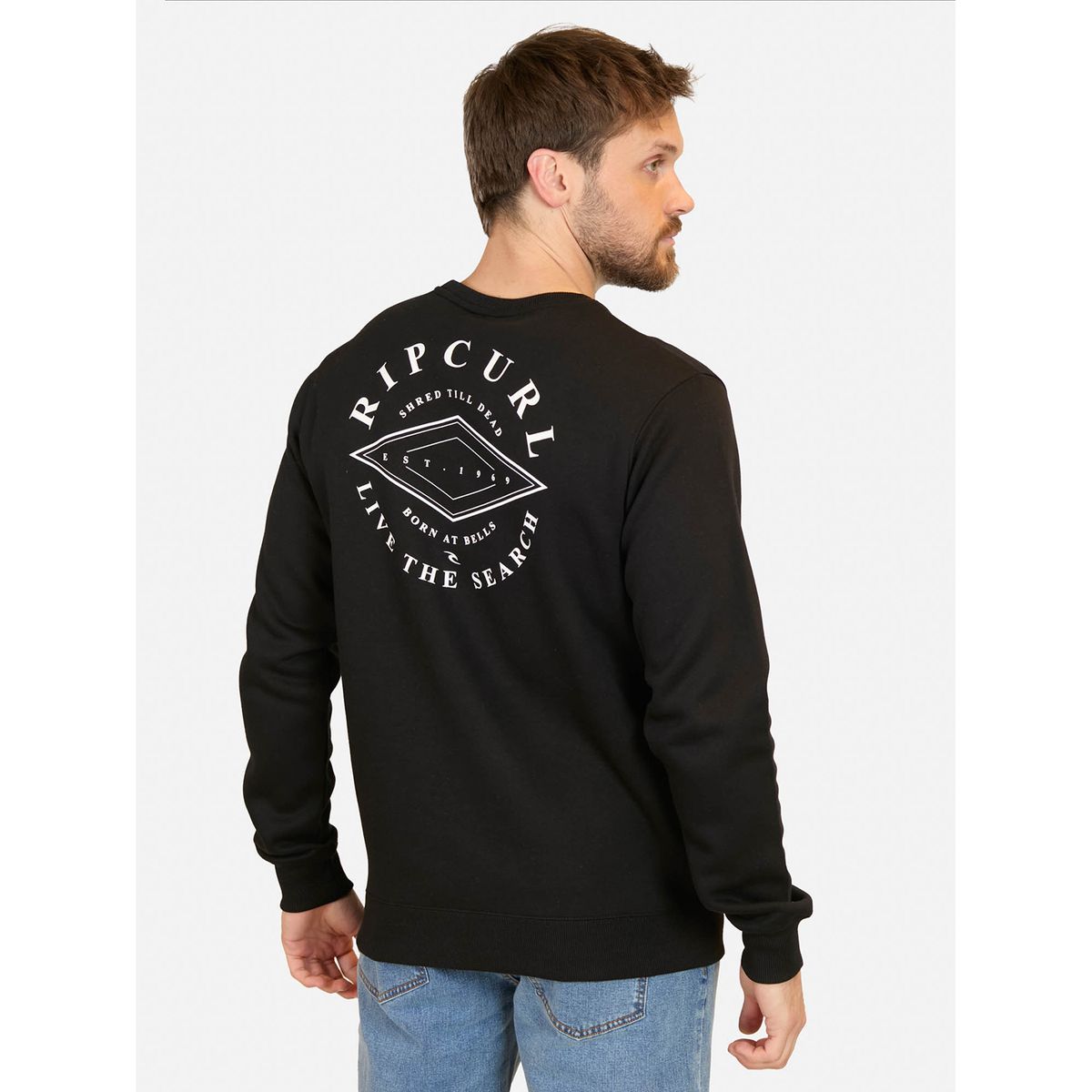 RIP CURL - Polera Cuello Redondo Algodón Hombre Rip Curl