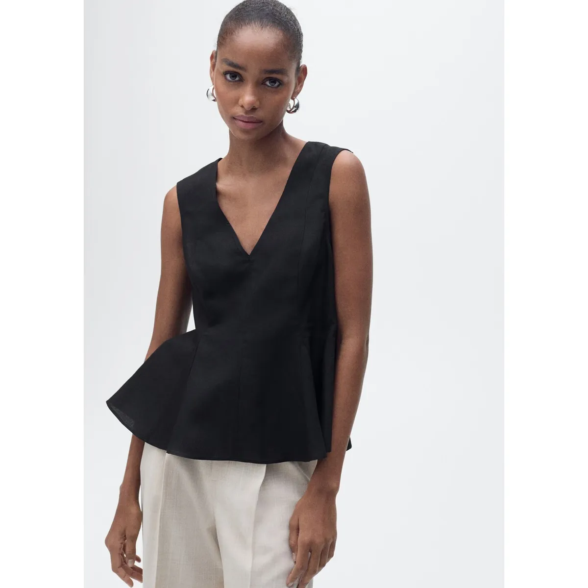 MANGO - Top Casual Mujer Mango