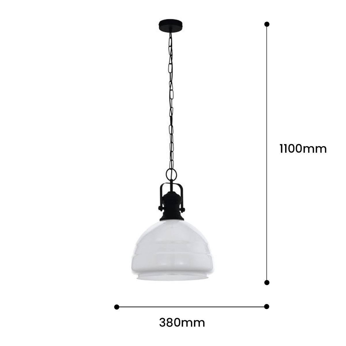 EGLO - Lamp Colgante Combwich 1 1x60w