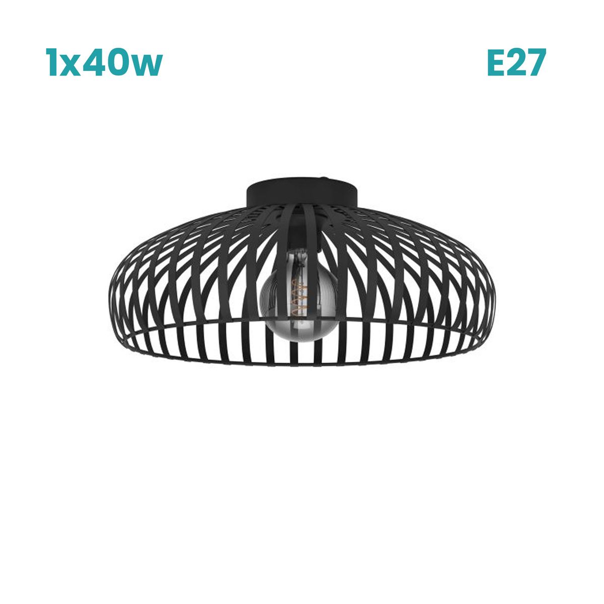 EGLO - Lamp De Techo Mogano 3 1x40w