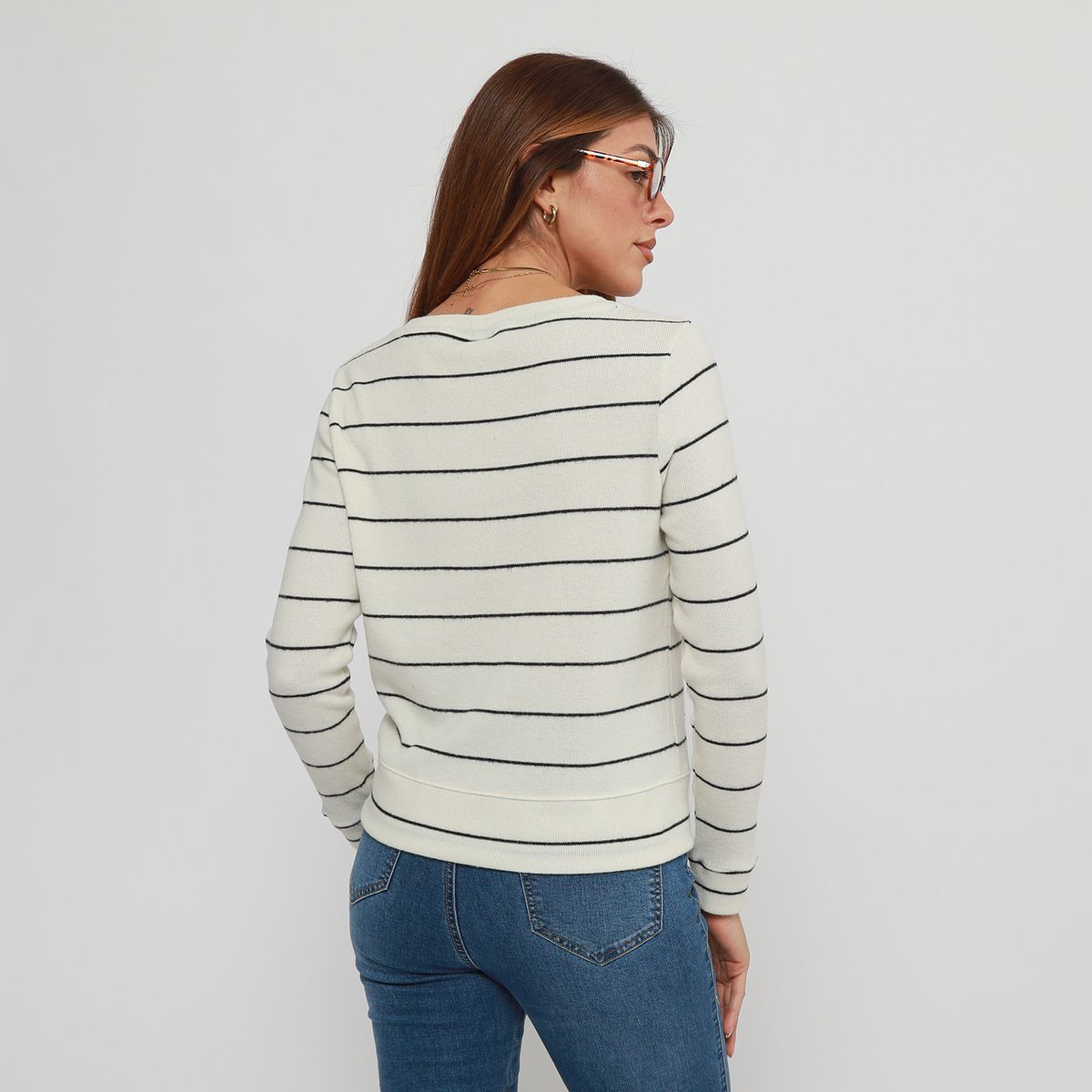 ELLE - Cardigan Casual Mujer Elle
