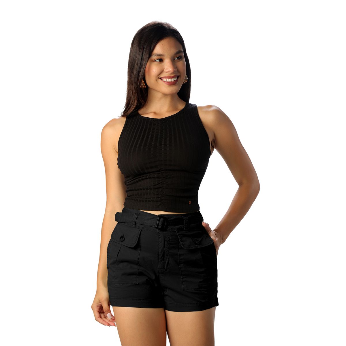 FORDAN JEANS - Short Bols.parche Correa Cod3900.