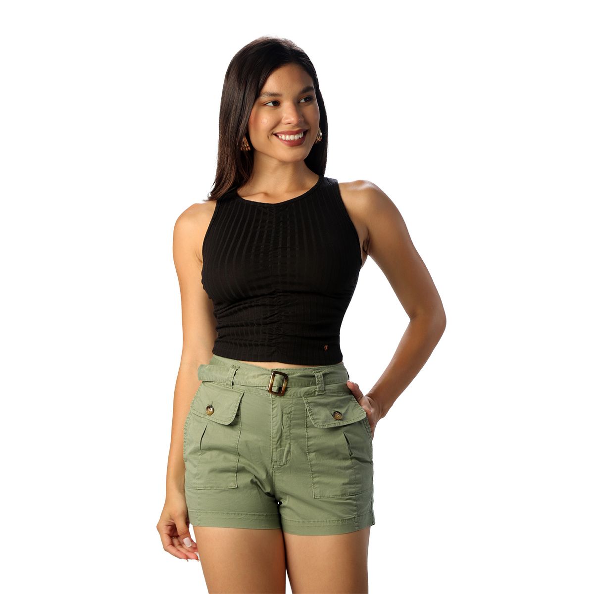 FORDAN JEANS - Short Bols.parche Correa Cod3900.