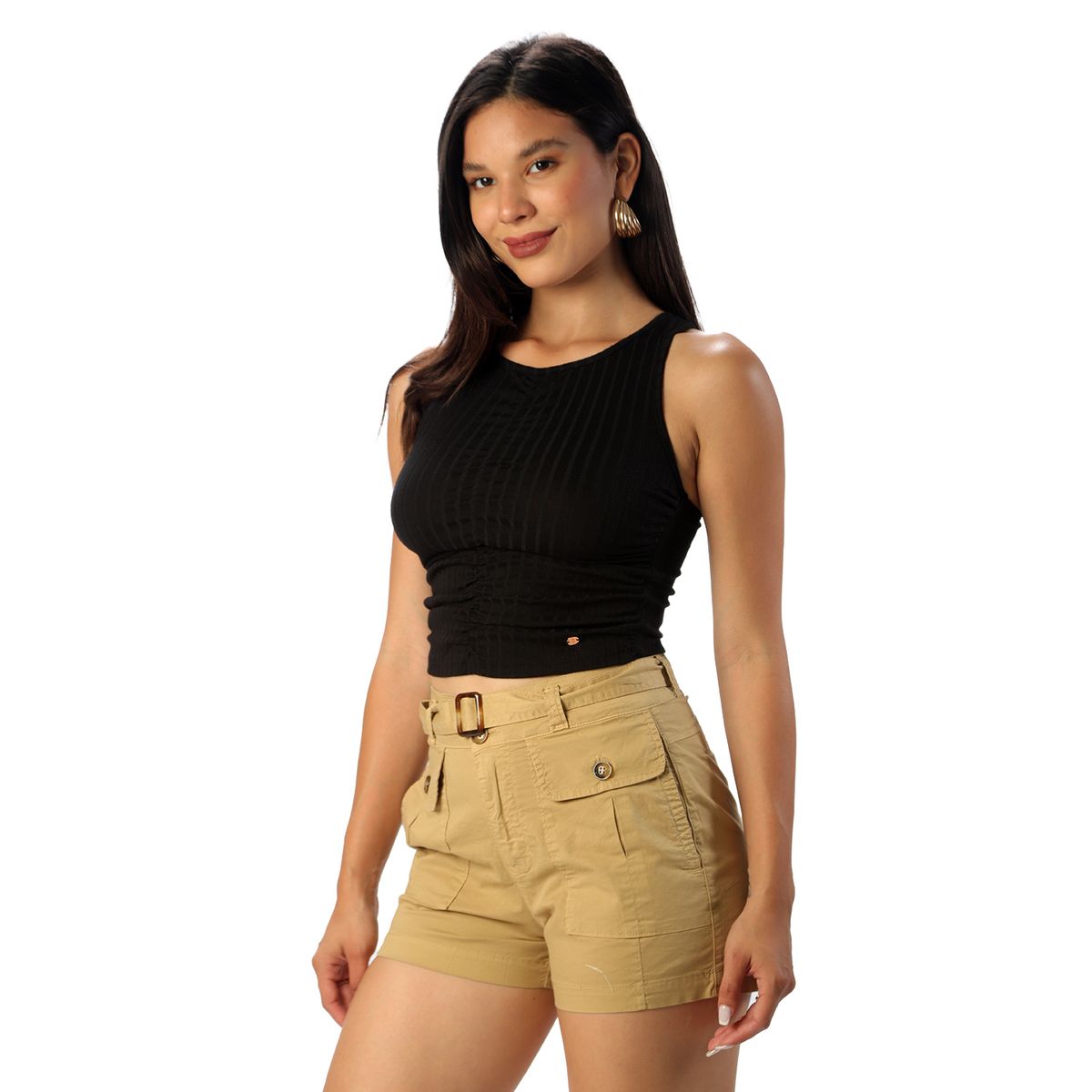 FORDAN JEANS - Short Bols.parche Correa Cod3900.