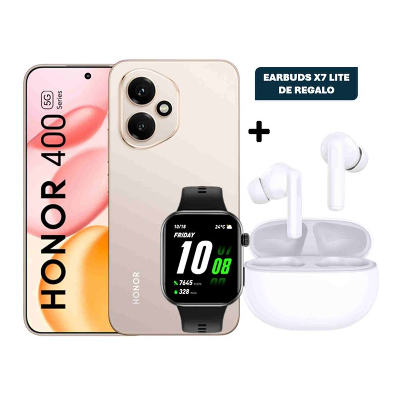 HONOR - Celular H400 12GB + 512GB + Watch 2i + X7Lt