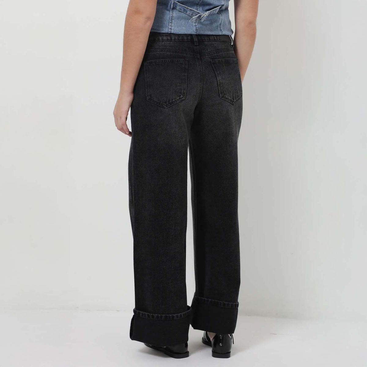 DENIMLAB - Jean Wide Leg Tiro Bajo Mujer Denimlab