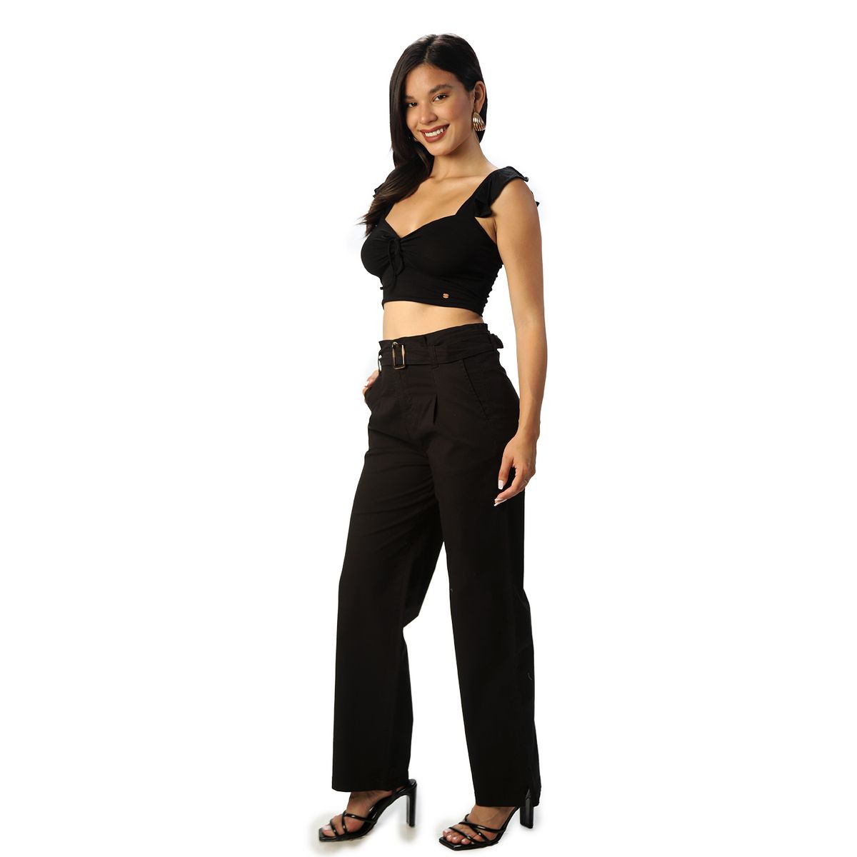 FORDAN JEANS - Pantalon C/pliegue Y Cintur.cod3924.