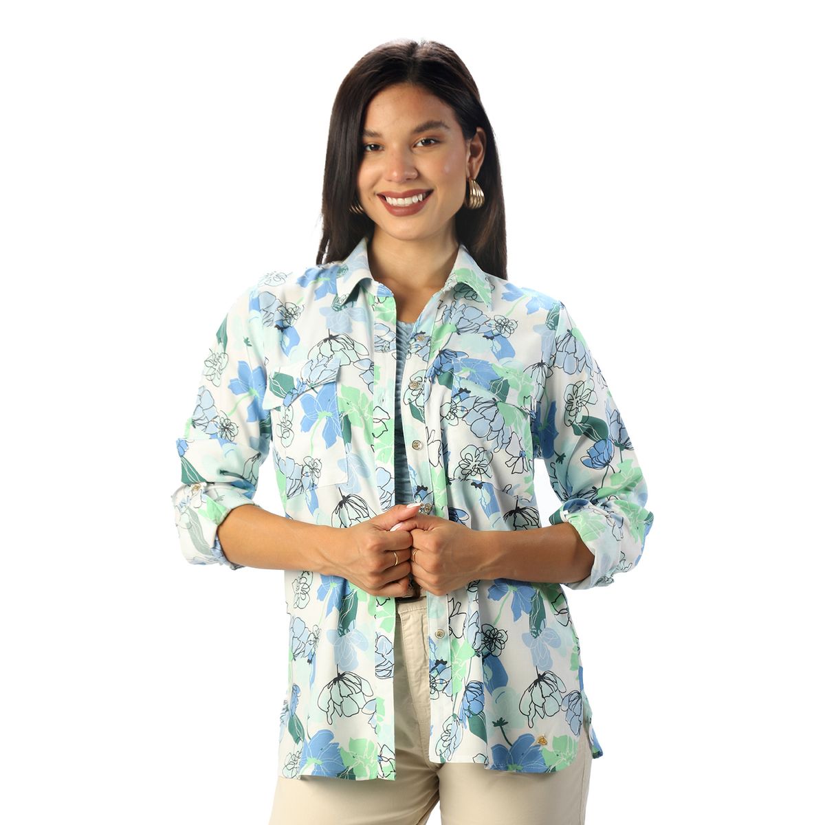 FORDAN JEANS - Blusa C/traba Manga Larga Cod3927