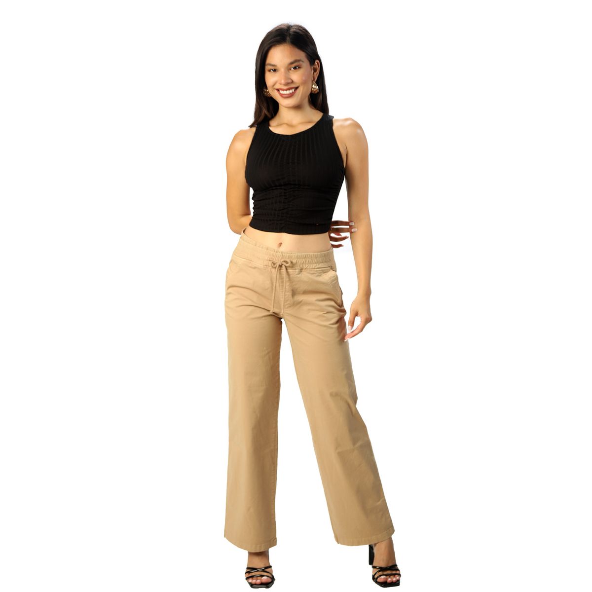 FORDAN JEANS - Pantalon C/elast.doble Pret.cod3897.