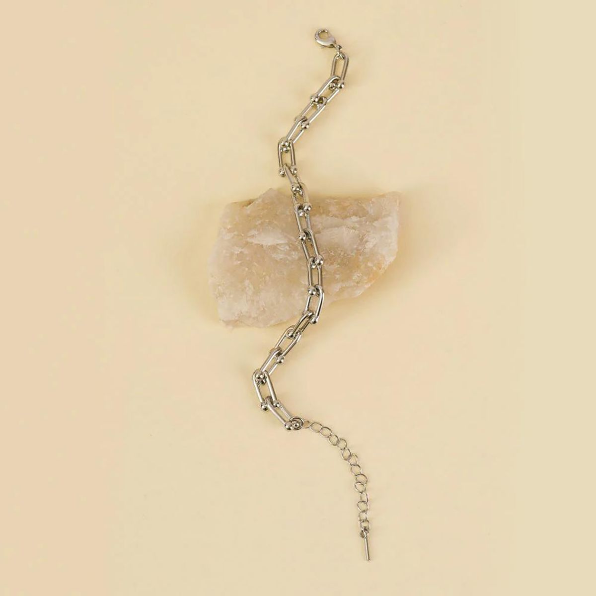 AMPHORA - Pulsera Cadenas Plateado Mujer Amphora