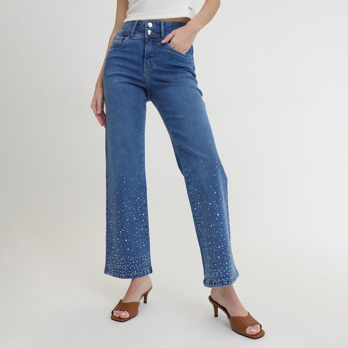 MOSSIMO - Jean Straight Mujer Mossimo