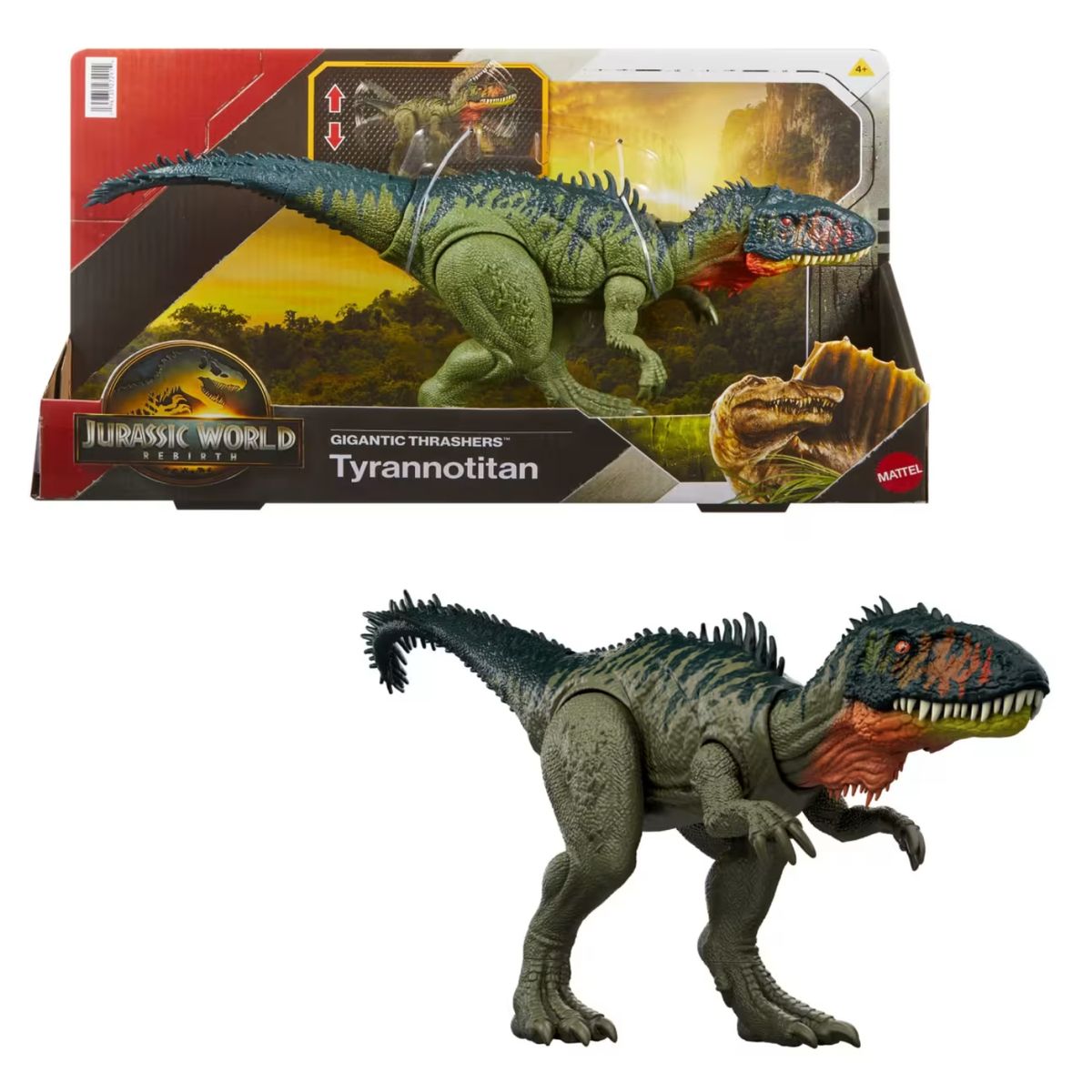 JURASSIC WORLD - Jurassic World Dinosaurio Rebirth Rastreadores Gigantes