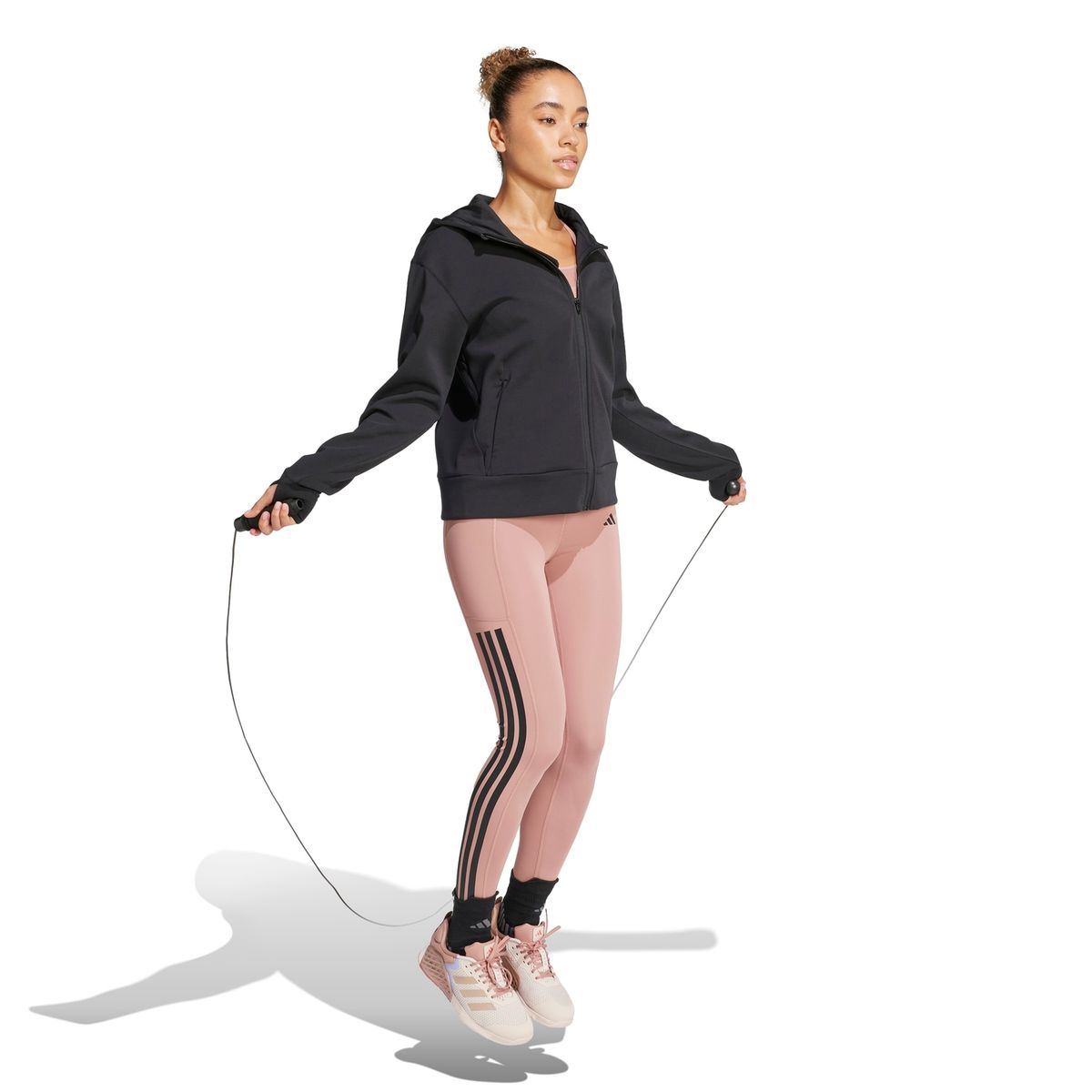 ADIDAS - Polera Training Mujer Adidas D4t Workout Full Zip