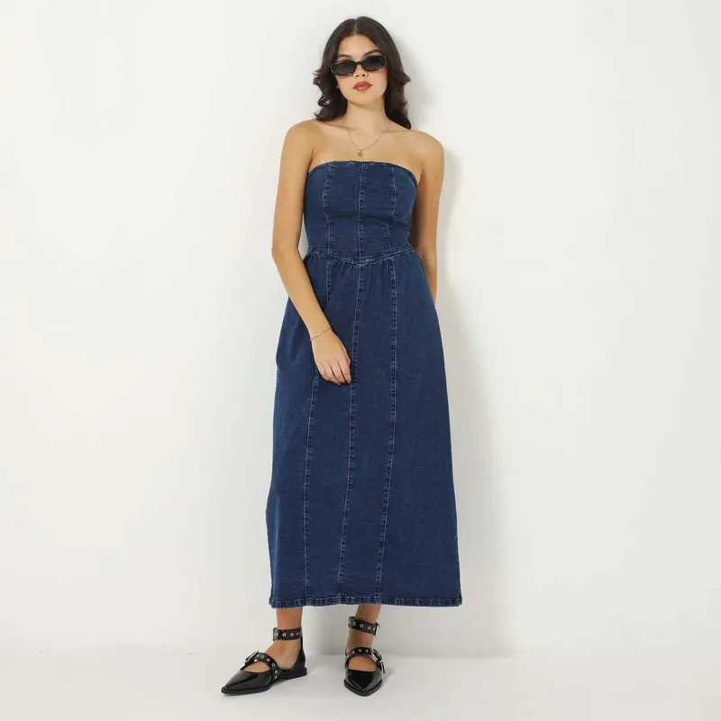 SYBILLA - Vestido Denim Mujer Sybilla