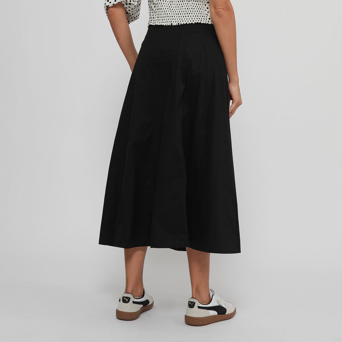 BASEMENT - Falda Larga Casual Basement