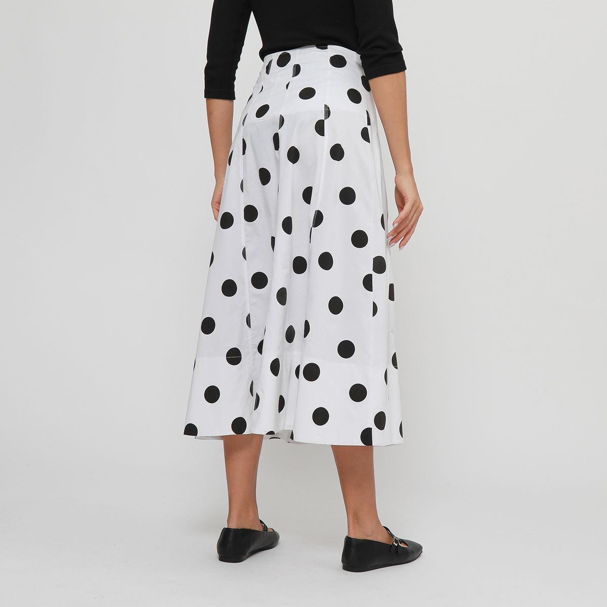 BASEMENT - Falda Larga Casual Basement
