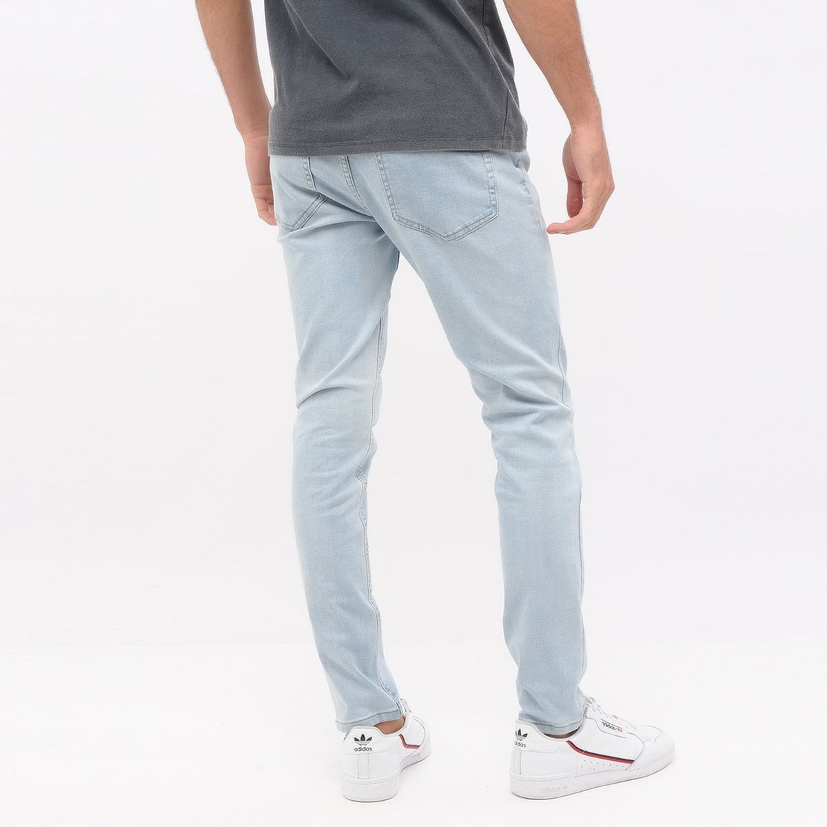 BEARCLIFF - Jeans Bearcliff Super Skinny Fit Hombre Casual Algodón