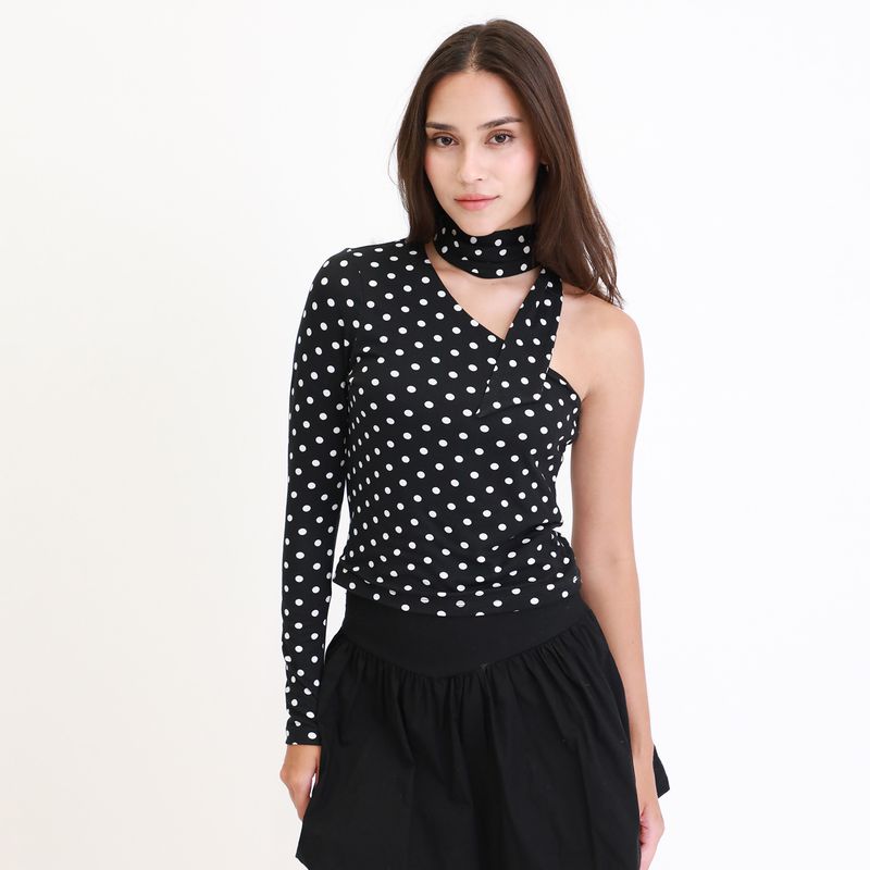 SYBILLA - Polo Lazo Una Manga