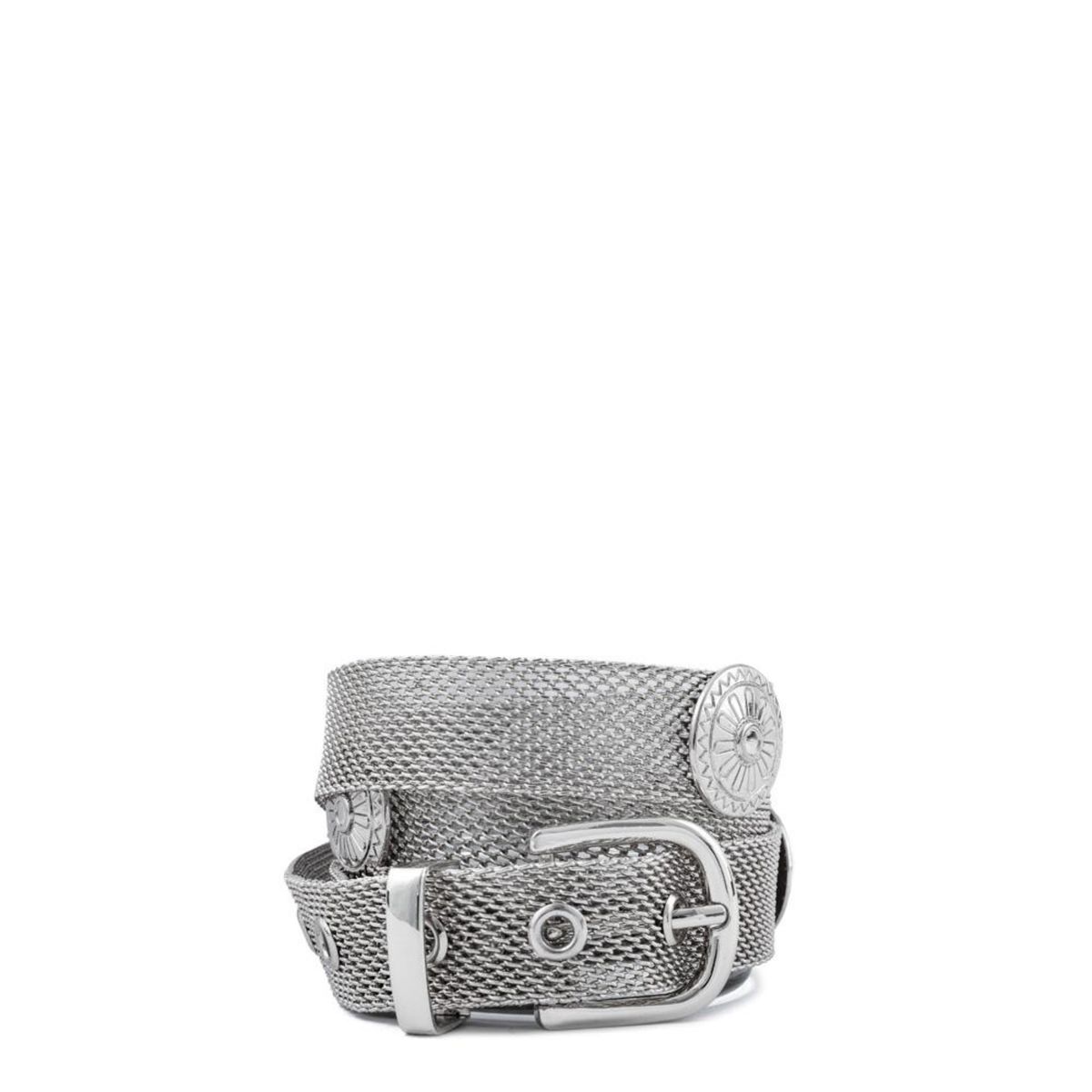 AMPHORA - Cinturón Leipzig Plateado Amphora