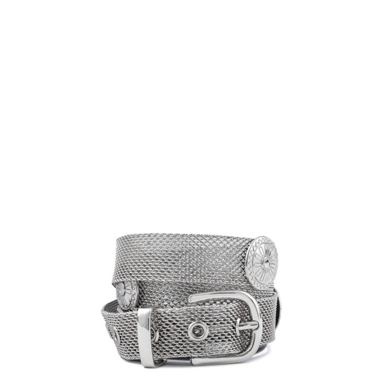 AMPHORA - Cinturón Leipzig Plateado Amphora