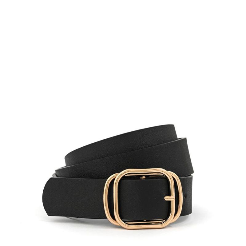 AMPHORA - Cinturón Colin Negro Amphora