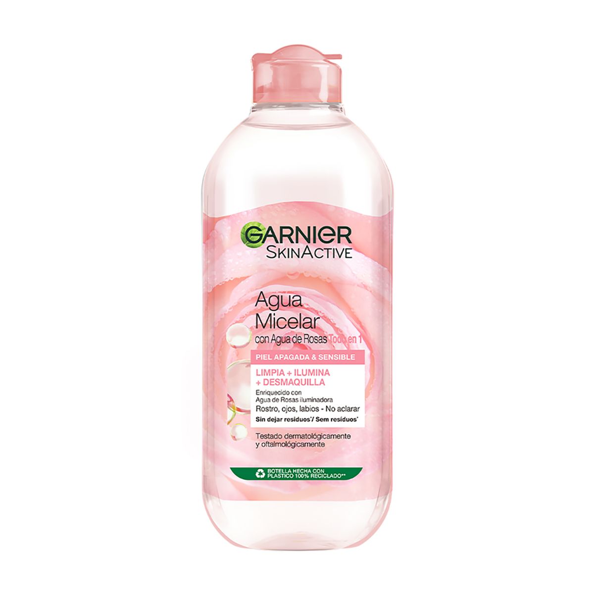 GARNIER - Agua Micelar De Rosas 400ml Garnier