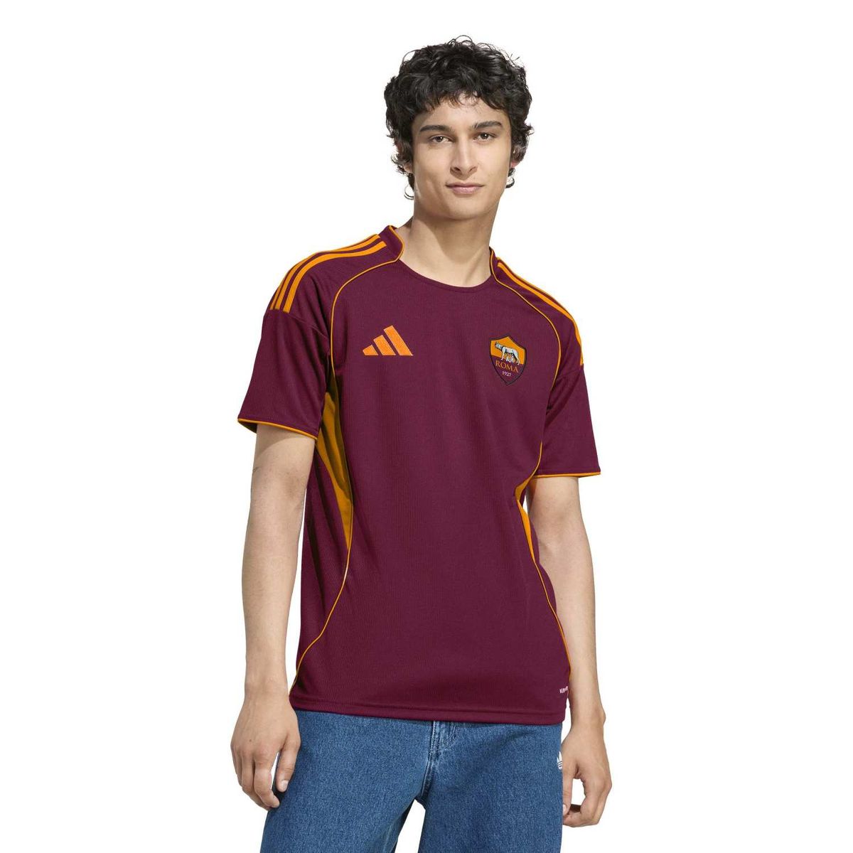 ADIDAS - Camiseta Fútbol Oficial Adidas Roma Home