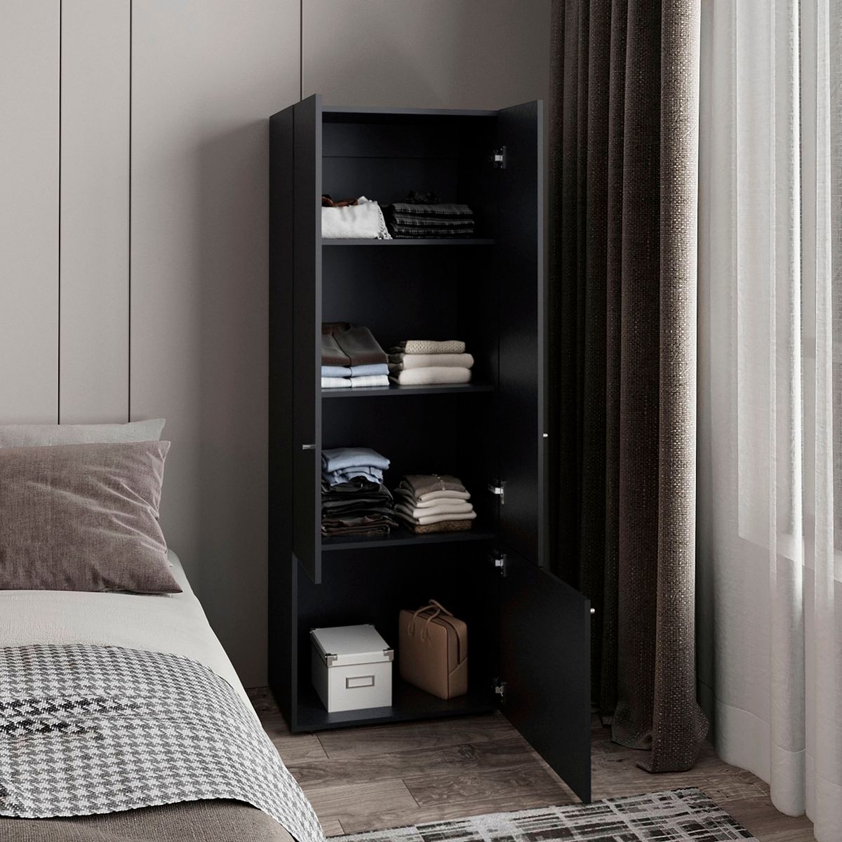 TUHOME - Ropero 3 Puertas Tuhome Bardol