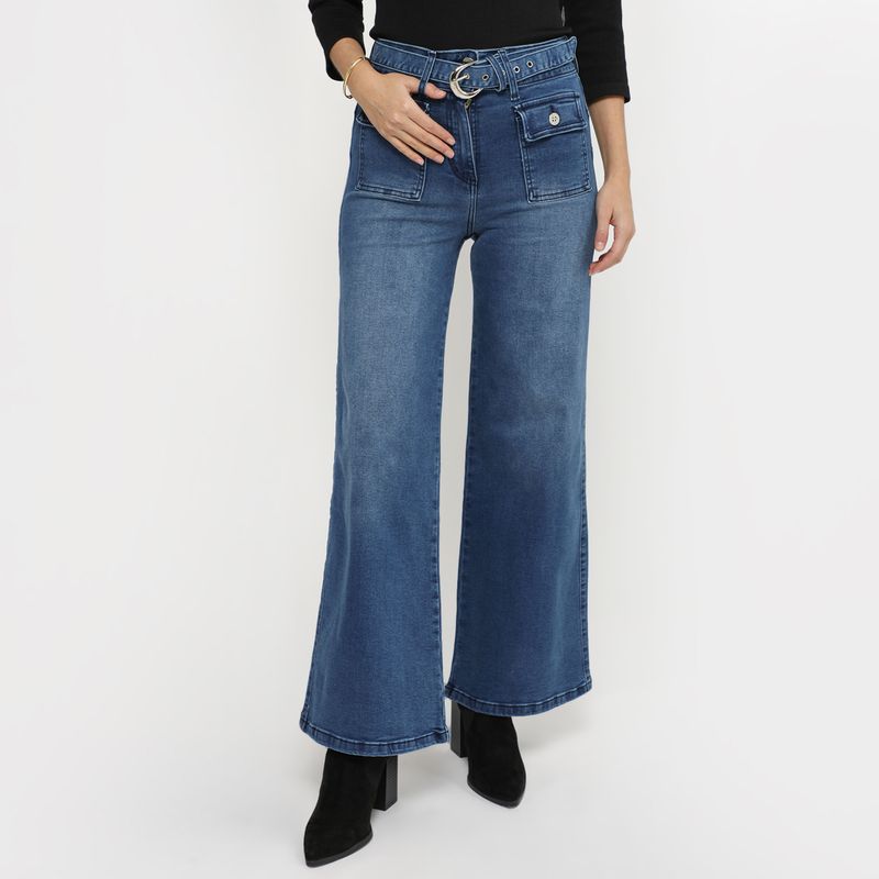 VRP BY VIVIANA RIVAS PLATA - Jean Palazzo Tiro Alto Mujer Vrp By Viviana Rivas Plata