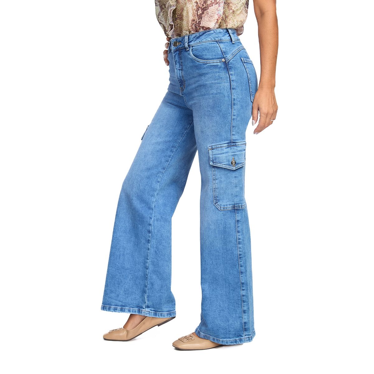 VRP BY VIVIANA RIVAS PLATA - Jean Palazzo Tiro Alto Mujer Vrp By Viviana Rivas Plata