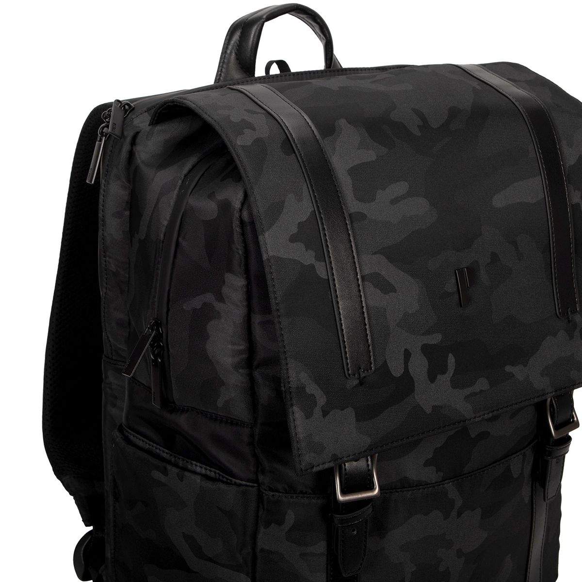 PORTA - Mochila Chopard Negro Camuflaj