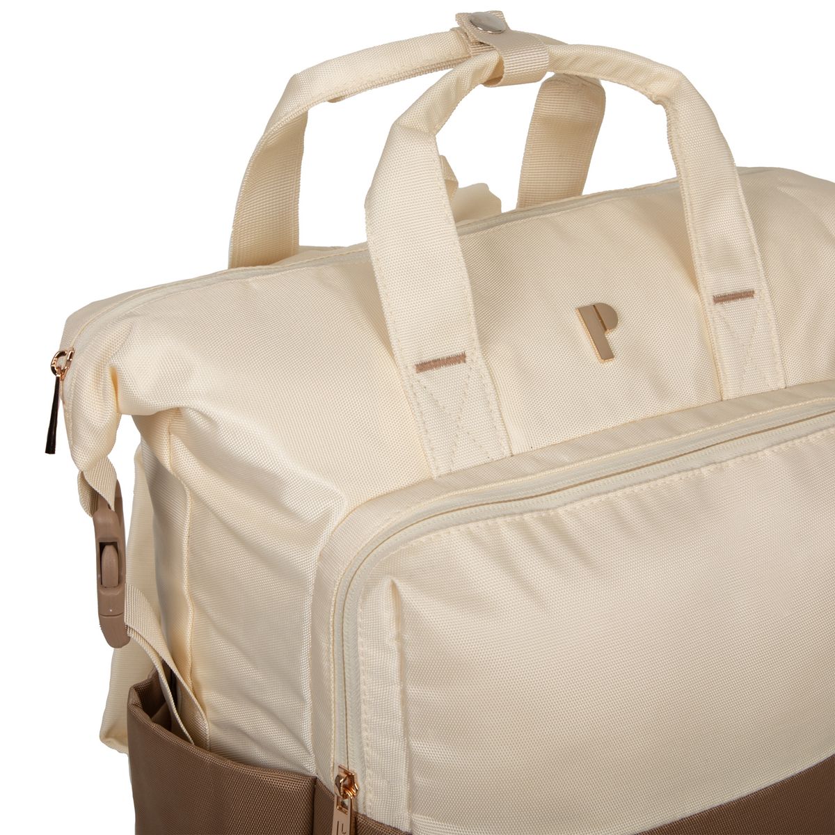 PORTA - Pañalera Delilah Blanco Marron