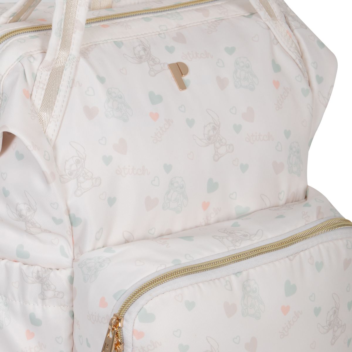 PORTA - Pañalera Nixi Stitch  Cream