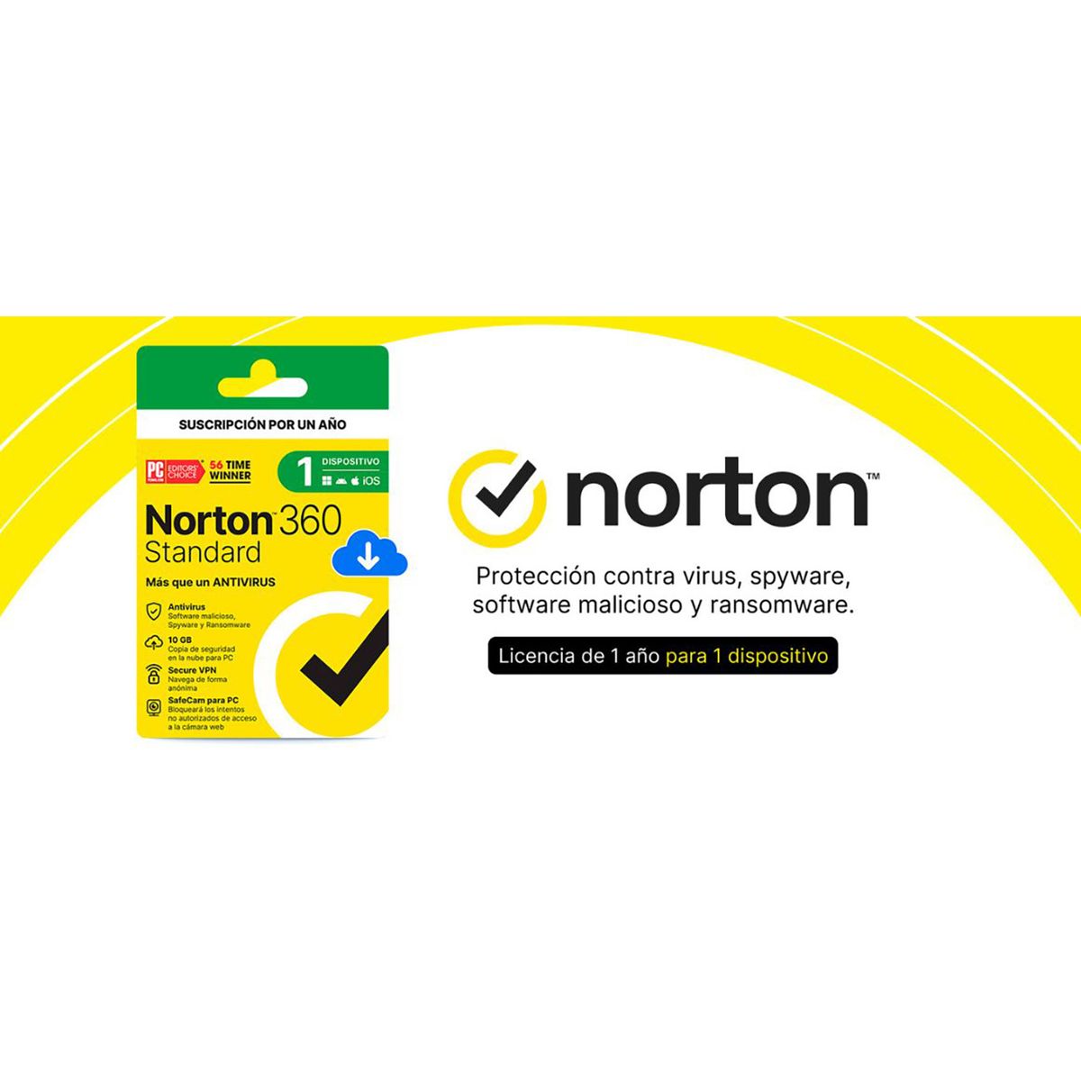 NORTON - Norton 360 Standard 1 Dispsitivo 10gb