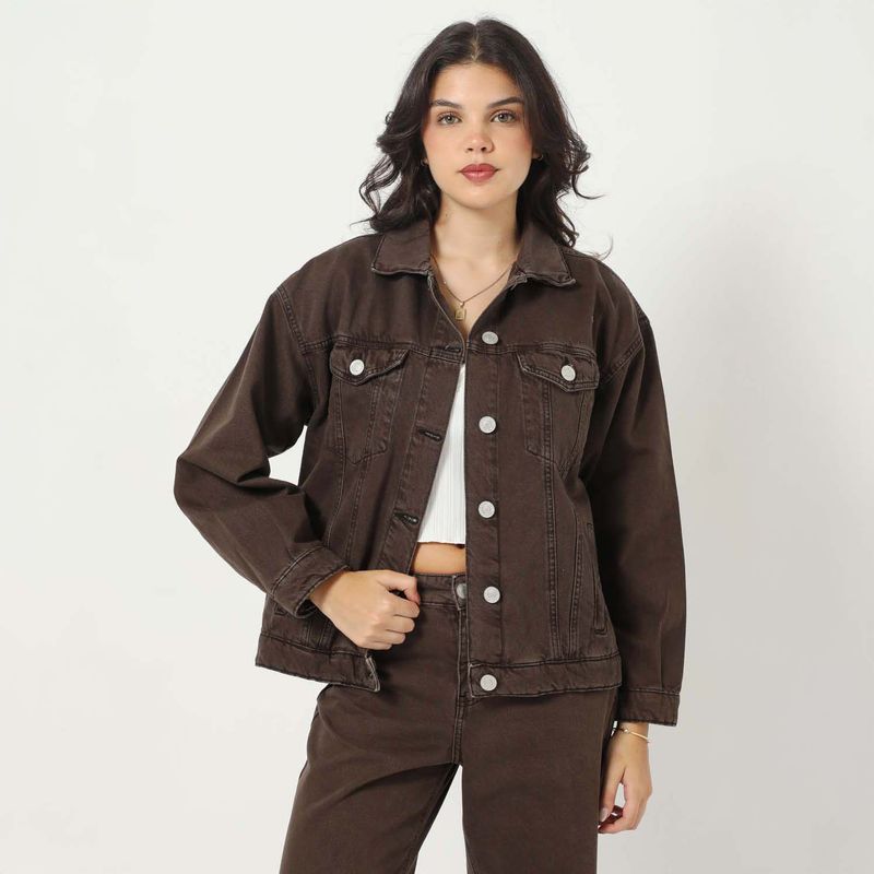 SYBILLA - Casaca Denim Mujer Sybilla