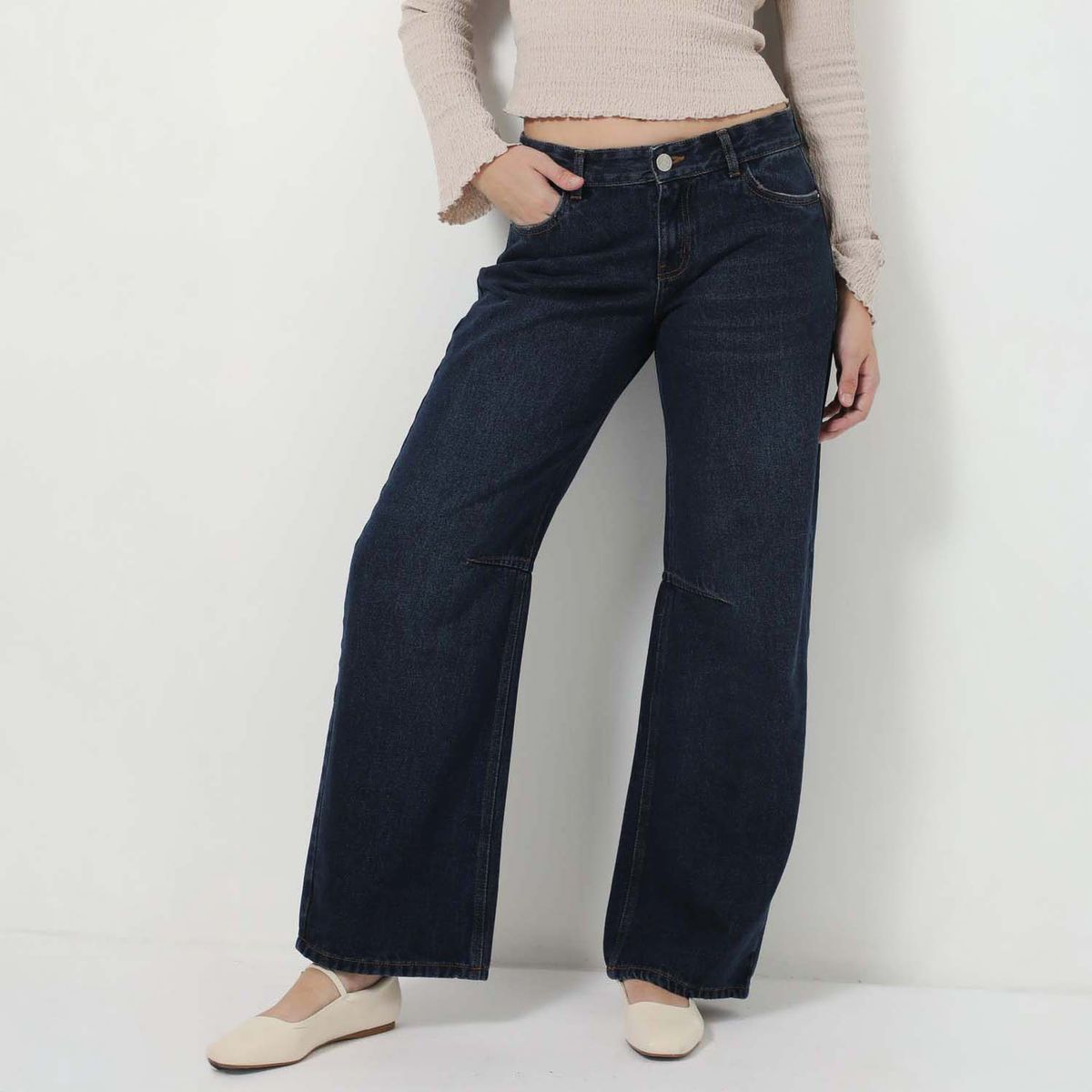 DENIMLAB - Jean Baggy Low Rise Mujer Denimlab
