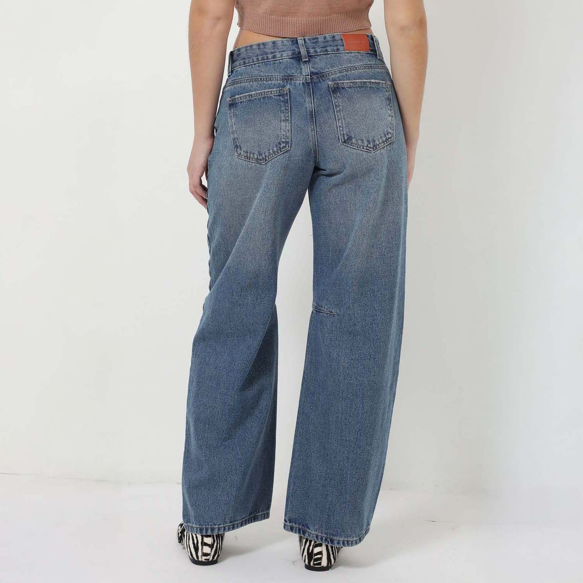 DENIMLAB - Jean Baggy Low Rise Mujer Denimlab
