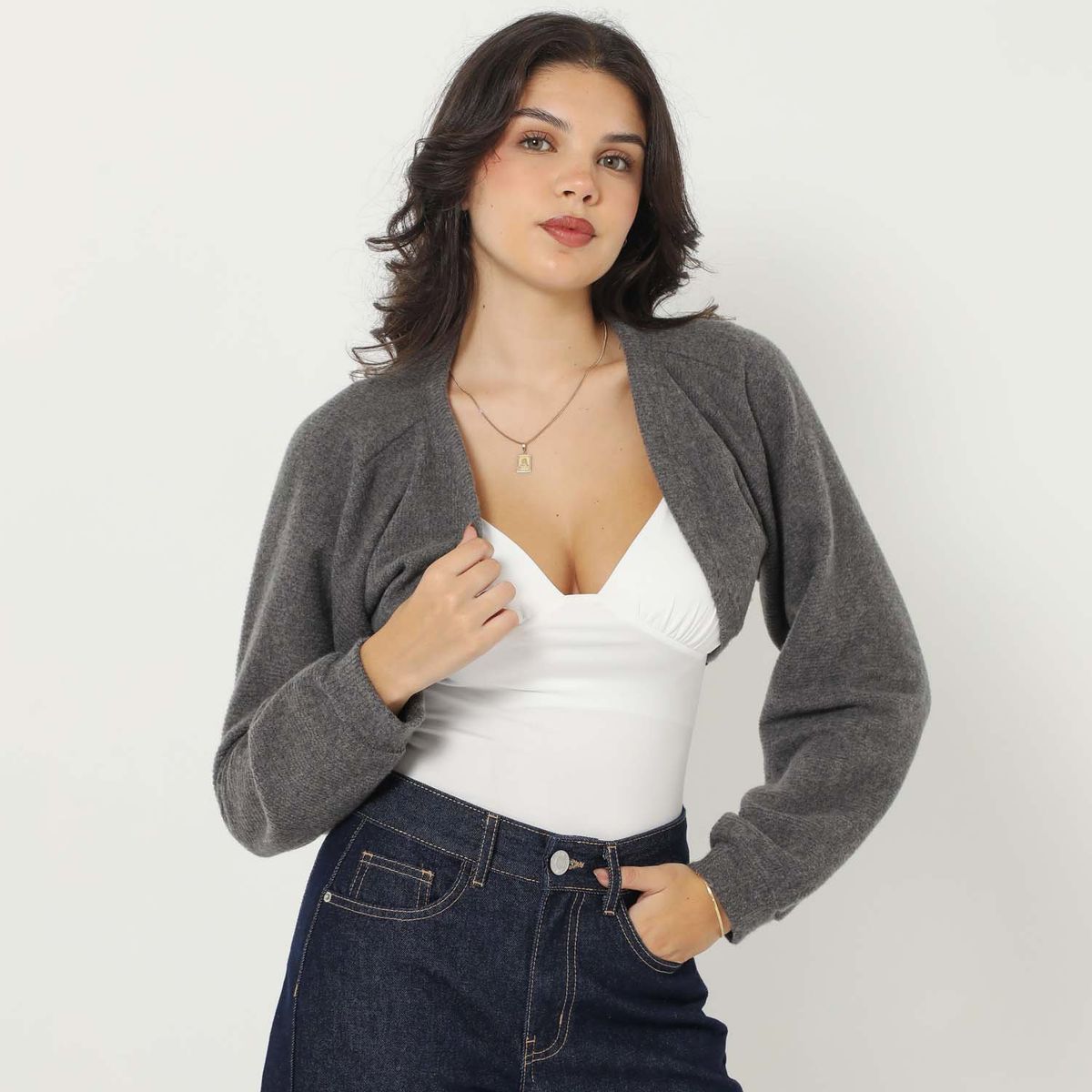 SYBILLA - Cardigan Casual Mujer Sybilla