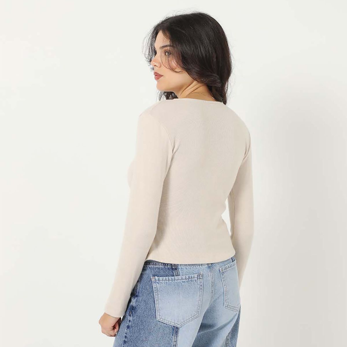 SYBILLA - Cardigan Casual Mujer Sybilla