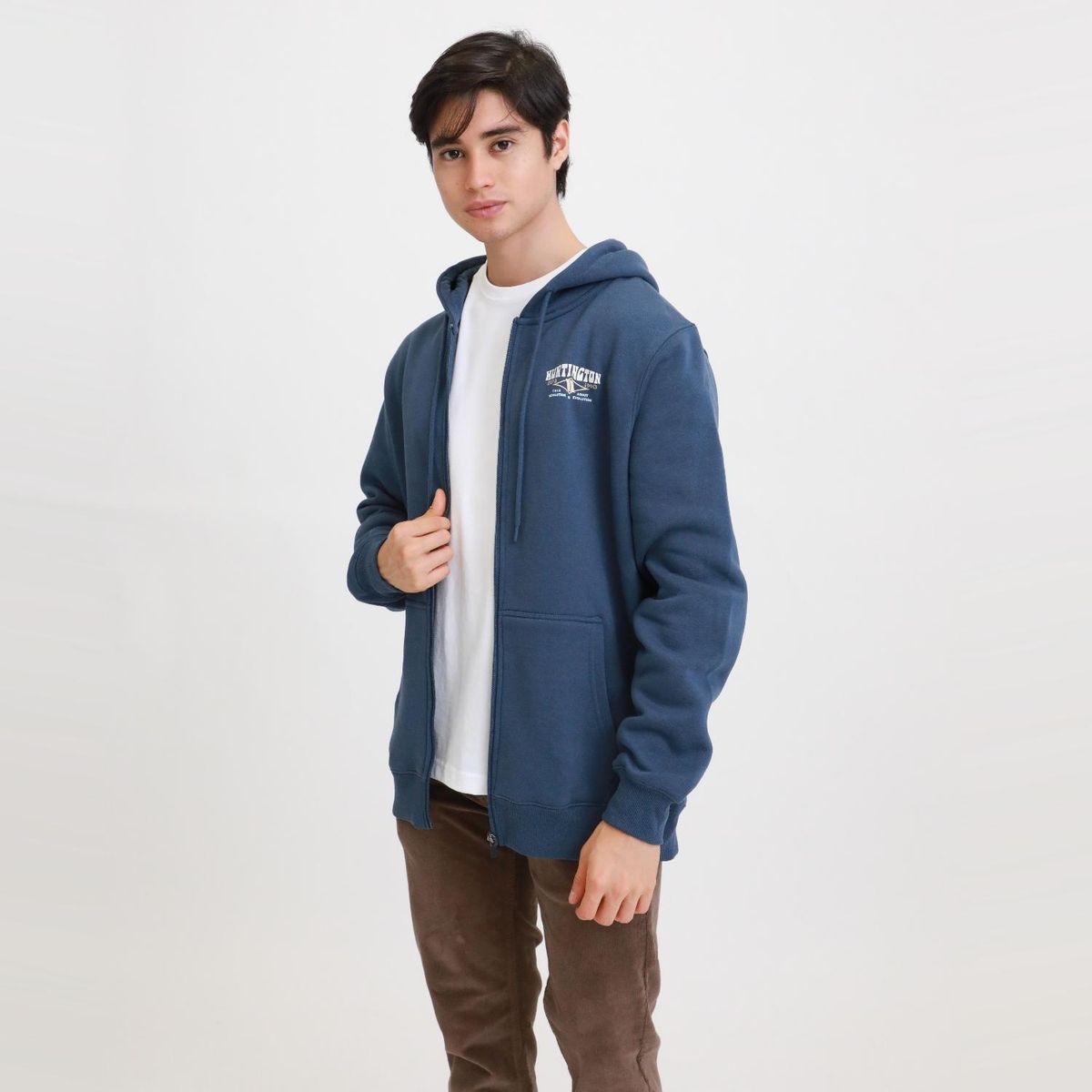 HUNTINGTON - Polera Algodón Casual Hombre Huntington