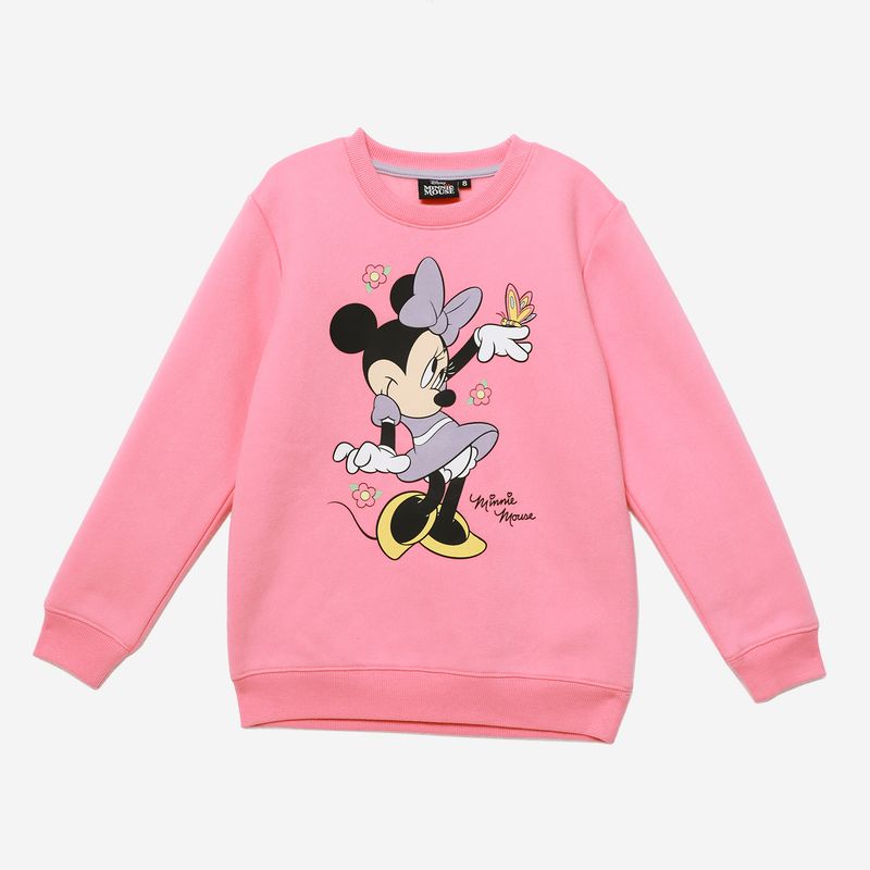 MINNIE - Polerón Niña Algodón Minnie