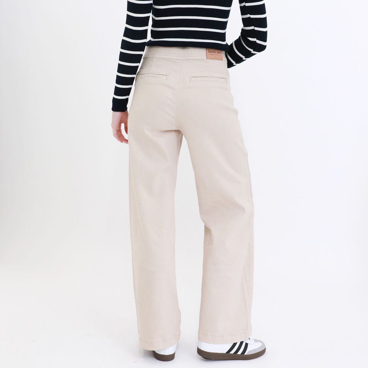 AMERICAN ABBEY - Jean Wide Leg Mujer American Abbey