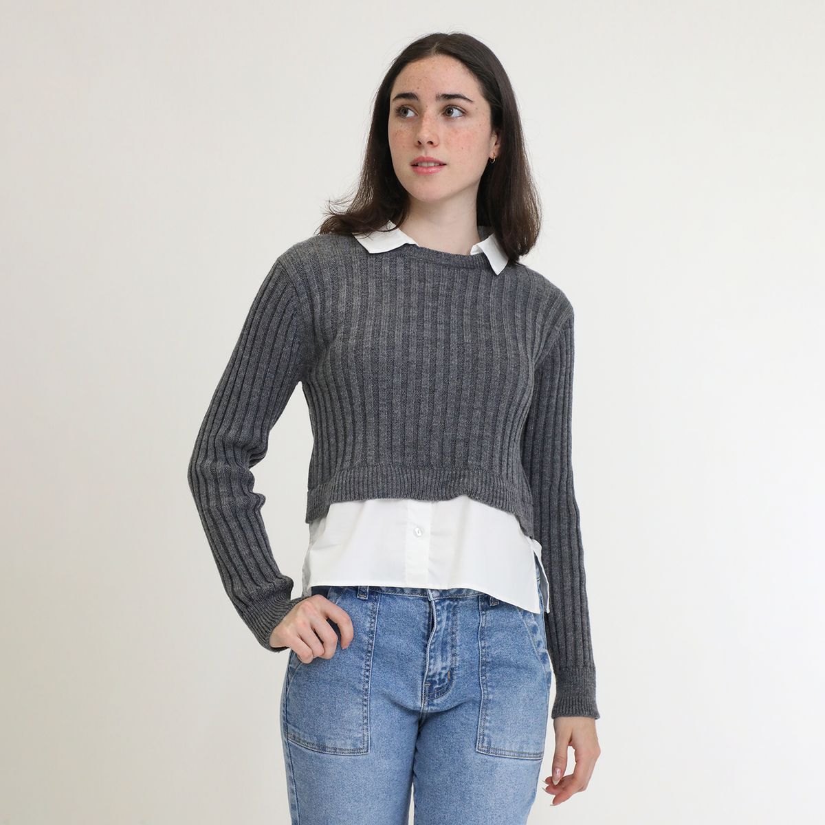 AMERICAN ABBEY - Chompa Casual Mujer American Abbey