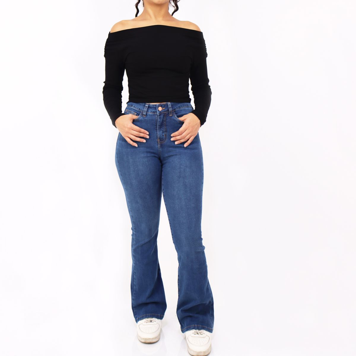 KAYRA POBLET - Jean Skinny Tiro Alto Mujer Kayra Poblet.