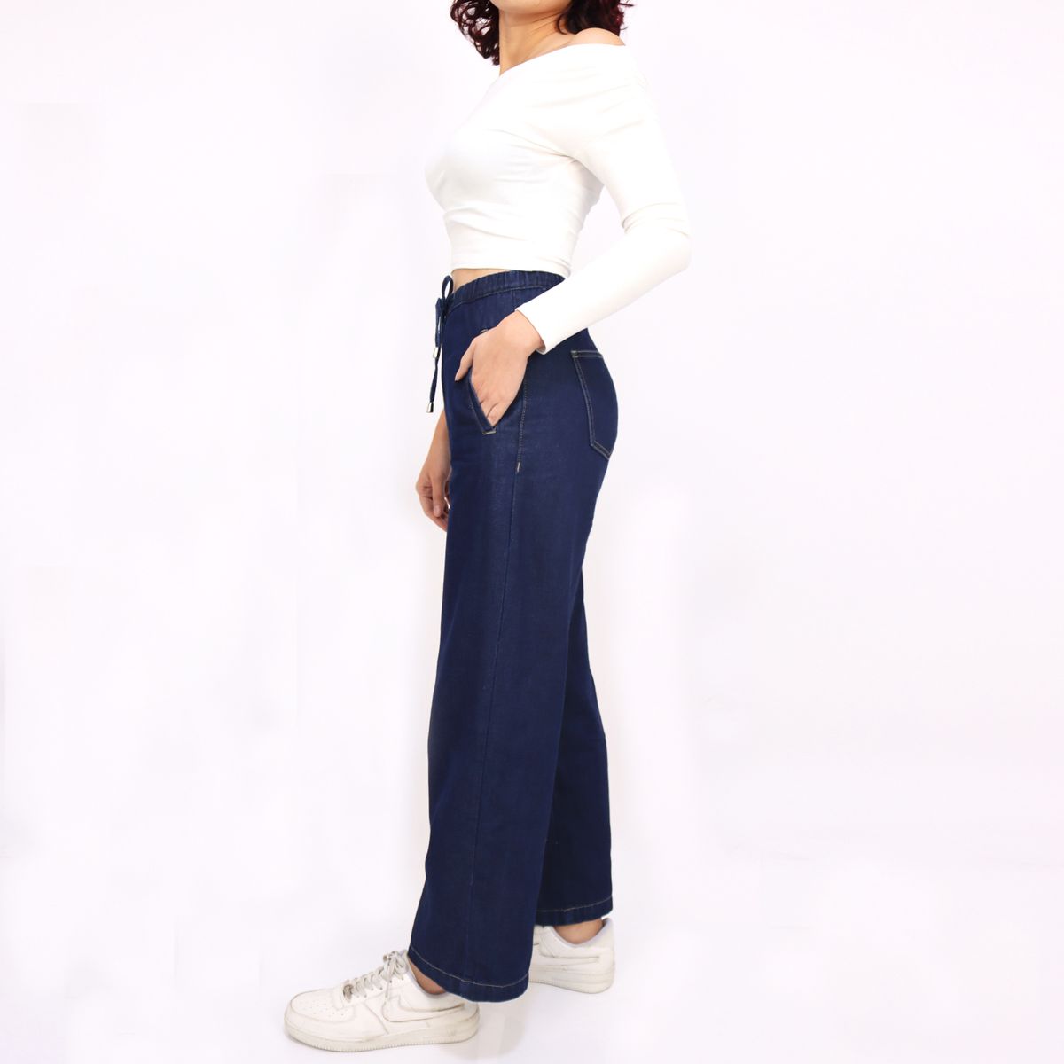 KAYRA POBLET - Jean Baggy Tiro Medio Mujer Kayra Poblet