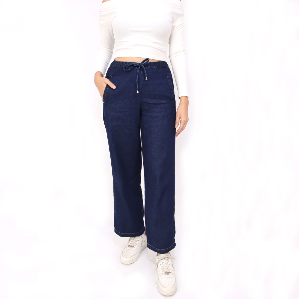 KAYRA POBLET - Jean Baggy Tiro Medio Mujer Kayra Poblet