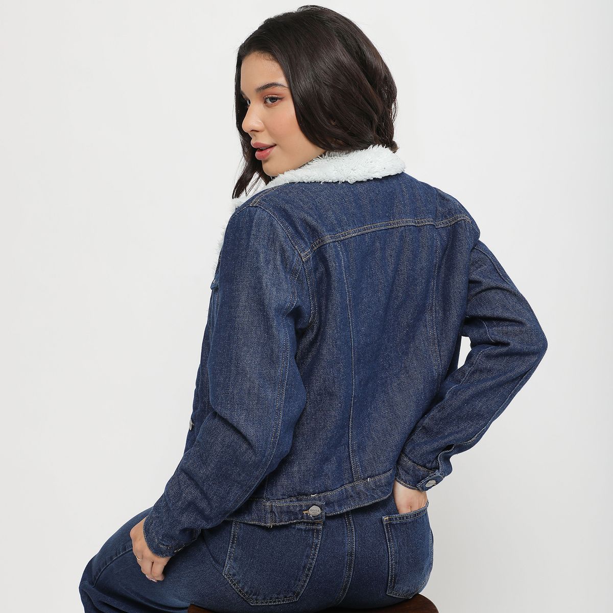 KAYRA POBLET - Casaca Jean Mujer Kayra Poblet