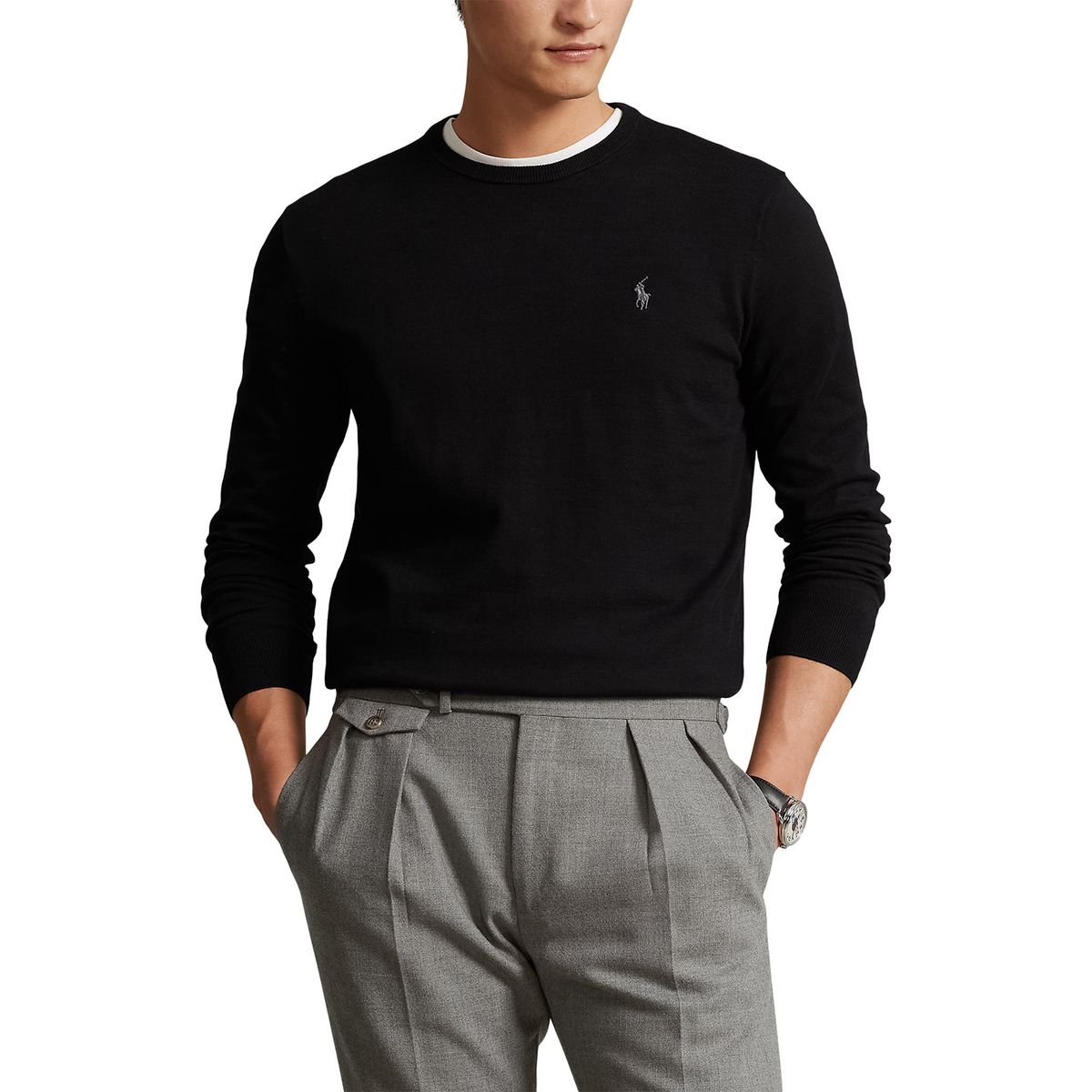 POLO RALPH LAUREN - Chompa 100% Algodón Casual Hombre Polo Ralph Lauren