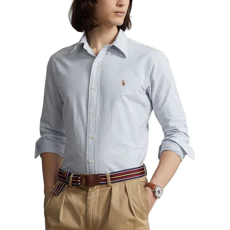 POLO RALPH LAUREN - Camisa 100% Algodón Slim Fit Hombre Polo Ralph Lauren